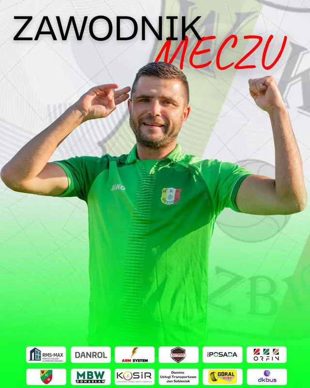 Zdjęcie z wpisu: Zawodnikiem meczu z LKS Błysk Kuźniczysko zostaje Radosław Parada! 🥇💪 – fanpage WKS Wierzbice